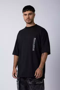 REMERA VCP - OVER TAZ MICHI NEGRA - tienda online