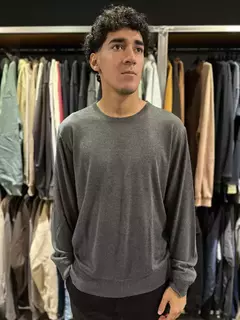 SWEATER CUMBRES - BILBAO GRIS OSCURO - comprar online