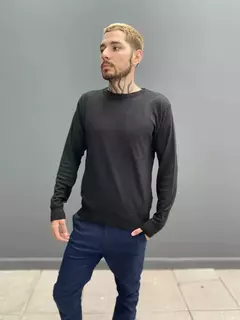 SWEATER CUMBRES - BILBAO NEGRO - comprar online