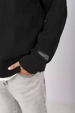 SWEATER BOND - SQUARE NEGRO en internet