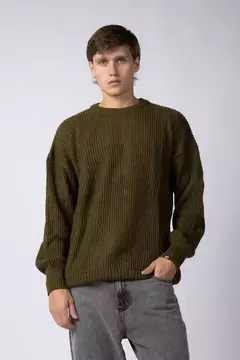 SWEATER VCP - TREKKER VERDE MILITAR - comprar online