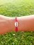 Pulseira unitária Búzios natural - vermelha