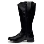 Bota Montaria Cano Alto Preta com Tachas - BellaBrasilcalcados