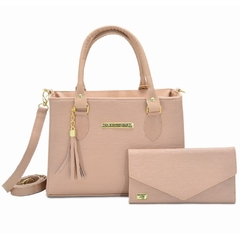 Bolsa e Carteira Feminina Bege