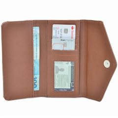 KIT Bolsa e Carteira Feminina Marrom - comprar online
