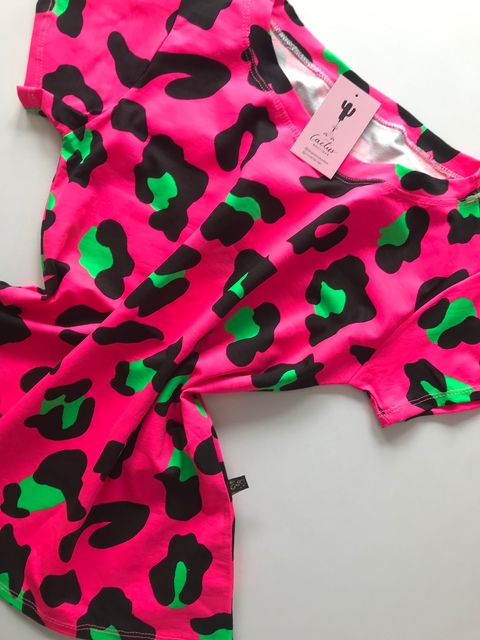 T-shirt Animal Print Neon