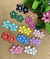 Brinco Flor metálica Collor
