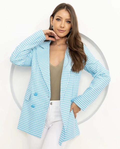 Blazar Jacquard Pied de Poule