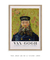 O carteiro por Van Gogh Art Poster - comprar online