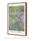 Imagem do O Jardim do Artista por Claude Monet Art Poster