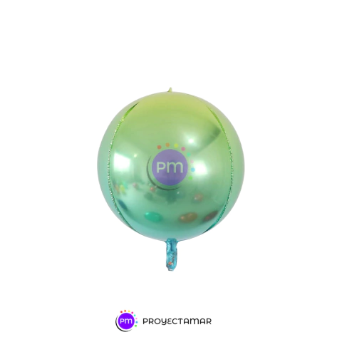 Globo Metalizado Orbz Degrade 24" - tienda online