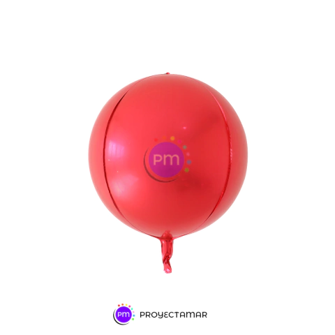 Globo Orbz Metalizado Esfera 10" X5 - comprar online