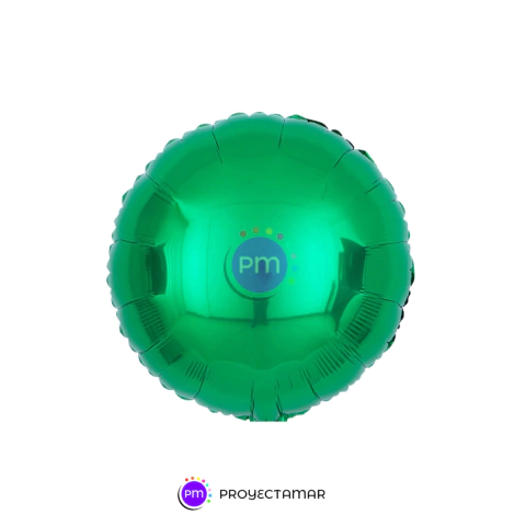 Globo Circulo Metalizado 18" x5 en internet
