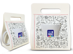 25 - Blister Para Taza De 11 Oz Impreso - Para Maestros - Modelo Cuaderno - comprar en línea