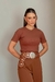 T-shirt tradicional Wave Canelada Shiny - Shiny Brand