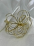BRACELETE FLOR BANHADO EM OURO na internet