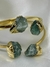 BRACELETE QUARTZO VERDE BANHADO EM OURO na internet