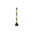 Pedestal Plástico Zebrado Preto e Amarelo Plastcor com 90cm