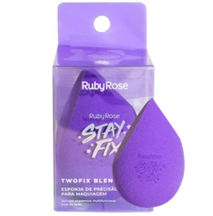 ESPONJA DE PRECISÃO PARA MAQUIAGEM TWOFIX BLENDER STAY FIX RUBY ROSE