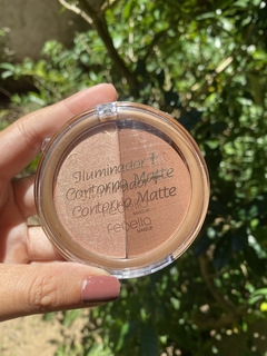 Iluminador e contorno matte Febella - comprar online