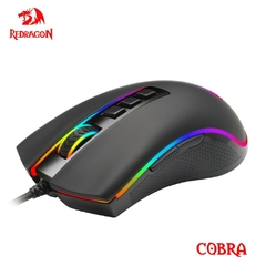 Redragon cobra m711 rgb usb com fio gaming mouse 12400 dpi