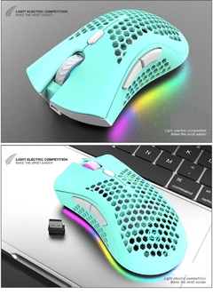 Mouse sem fio Gamer Mouse Wirelesss RGB GAMING Mous Gaming Mouse sem fio para la na internet