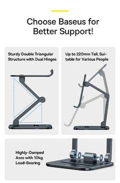 Baseus Suporte para telefone de mesa Suporte para celular dobrável Suporte para - loja online