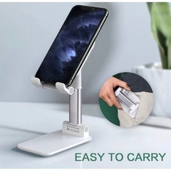 Suporte de mesa dobrável ajustável para celular e tablet - comprar online
