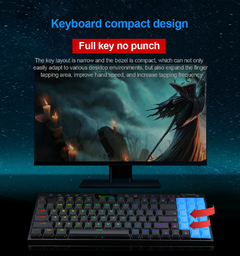 Imagem do REDRAGON YI Pro K625P KBS RGB suporte Bluetooth 5.0 sem fio USB 2.4G 3 modos Sli