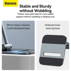 Baseus Suporte para telefone de mesa Suporte para celular dobrável Suporte para na internet