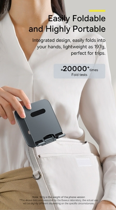 Baseus Suporte para telefone de mesa Suporte para celular dobrável Suporte para - loja online