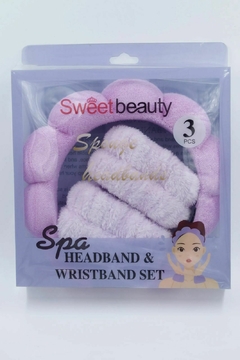 Balaca + muñequeras de maquillaje - comprar online