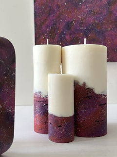 Vela Nebulosa Roxa P+M+G - comprar online