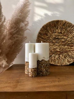 Vela Pedra Natural P+M+G - comprar online