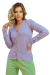 Casaco Feminino Tricot Elastano Manga Longa