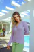 Casaco Feminino Tricot Elastano Manga Longa - loja online