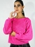 Blusa Feminina Tricot Manga Longa Cropped Tricô Ombro Caido Sueter Moda Blogueira Inverno Trico Agasalho - loja online