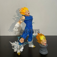 Anime Dragon Ball Z GK Vegeta Figura Autodestruição Majin Vegeta Estatueta 27CM PVC na internet