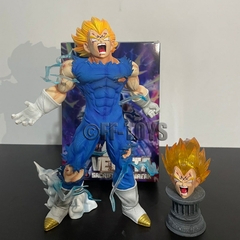 Anime Dragon Ball Z GK Vegeta Figura Autodestruição Majin Vegeta Estatueta 27CM PVC - loja online