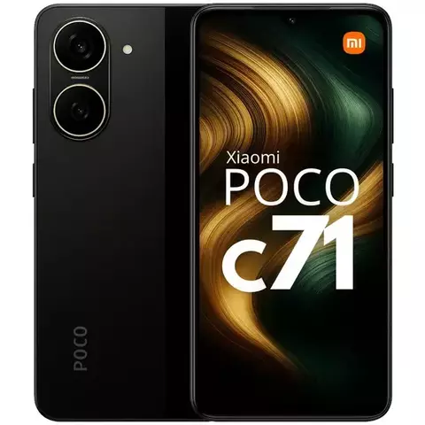Smartphone Xiaomi POCO C71 128GB 8GB RAM BOOST Câmera dupla 50MP Celular Resistente e Poderoso com Design Premium - Unity