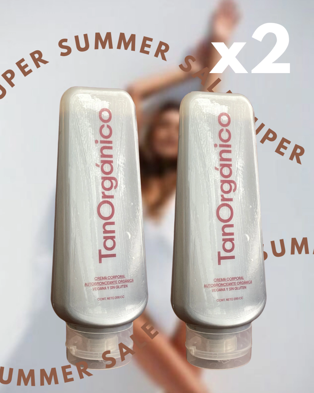 2 Cremas Autobronceantes Corporales 200cc