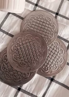 | Set x 4 Posavasos Metal | - comprar online