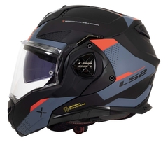 Casco Para Motocicleta Ls2 Advant X Oblivion Negro Azul