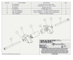 Slider Chasis Graves Kawasaki ZX4RR - Zitro Racing