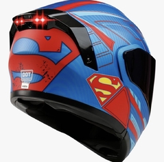 Casco KOV Estelar Súper Man led - Zitro Racing