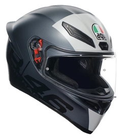 Casco AGV k1 limit 46 gris Ece 2206