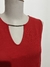 Blusa Vermelha - Detalhe Gola na internet