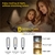 Luz de livro recarregável Mini 7 LED Luz de leitura de 3 níveis, branco quente na internet