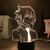 Imagem do Luzes do painel de led Anime figura My Hero Academia Bakugo 3D lâmpada Manga Ga