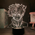 Luzes do painel de led Anime figura My Hero Academia Bakugo 3D lâmpada Manga Ga na internet